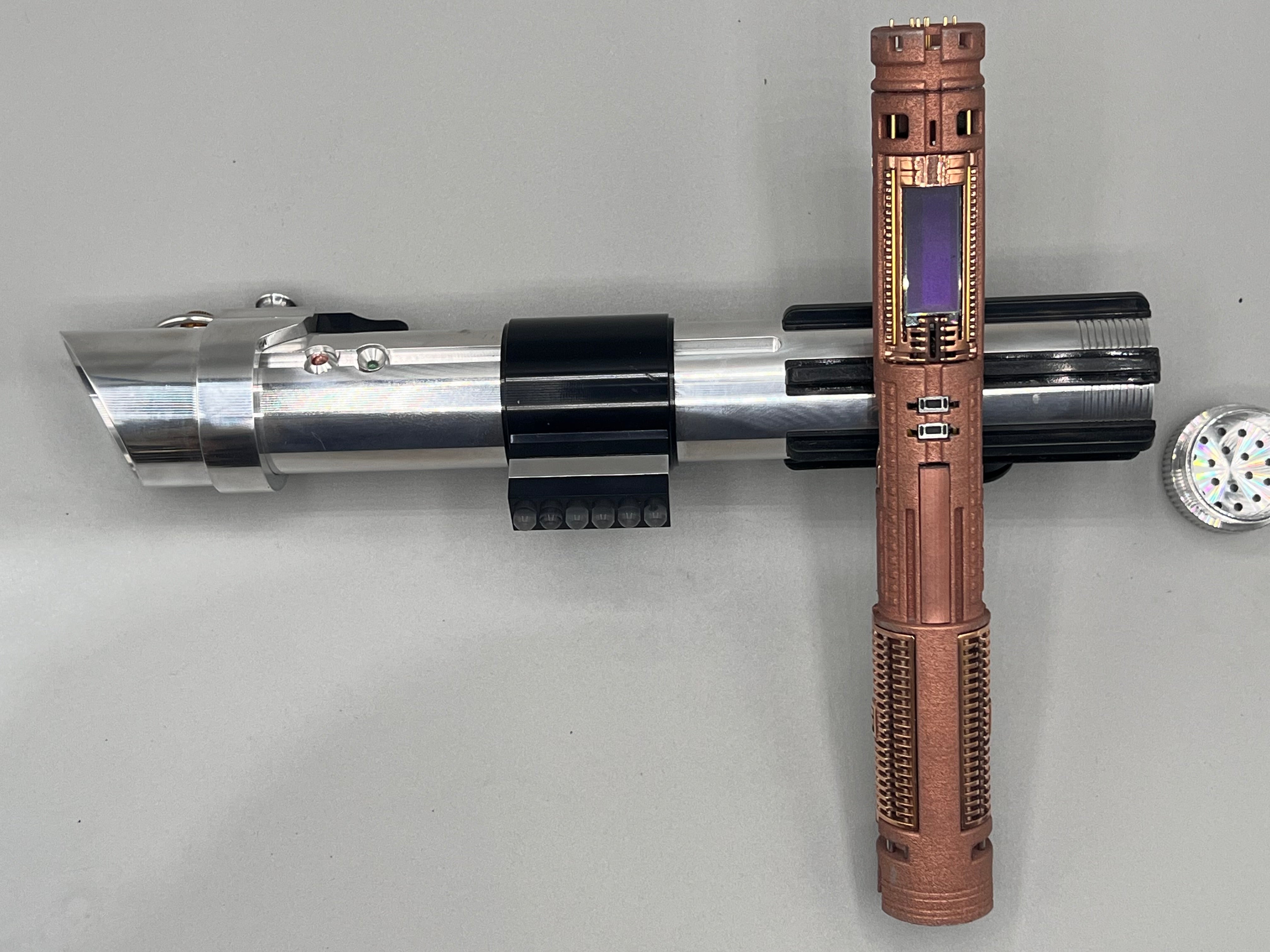 ELF Sabers AS2 V1 Master Chassis (NeoPixel Installed Saber) RTS -  Rosegold/Rosegold Chassis