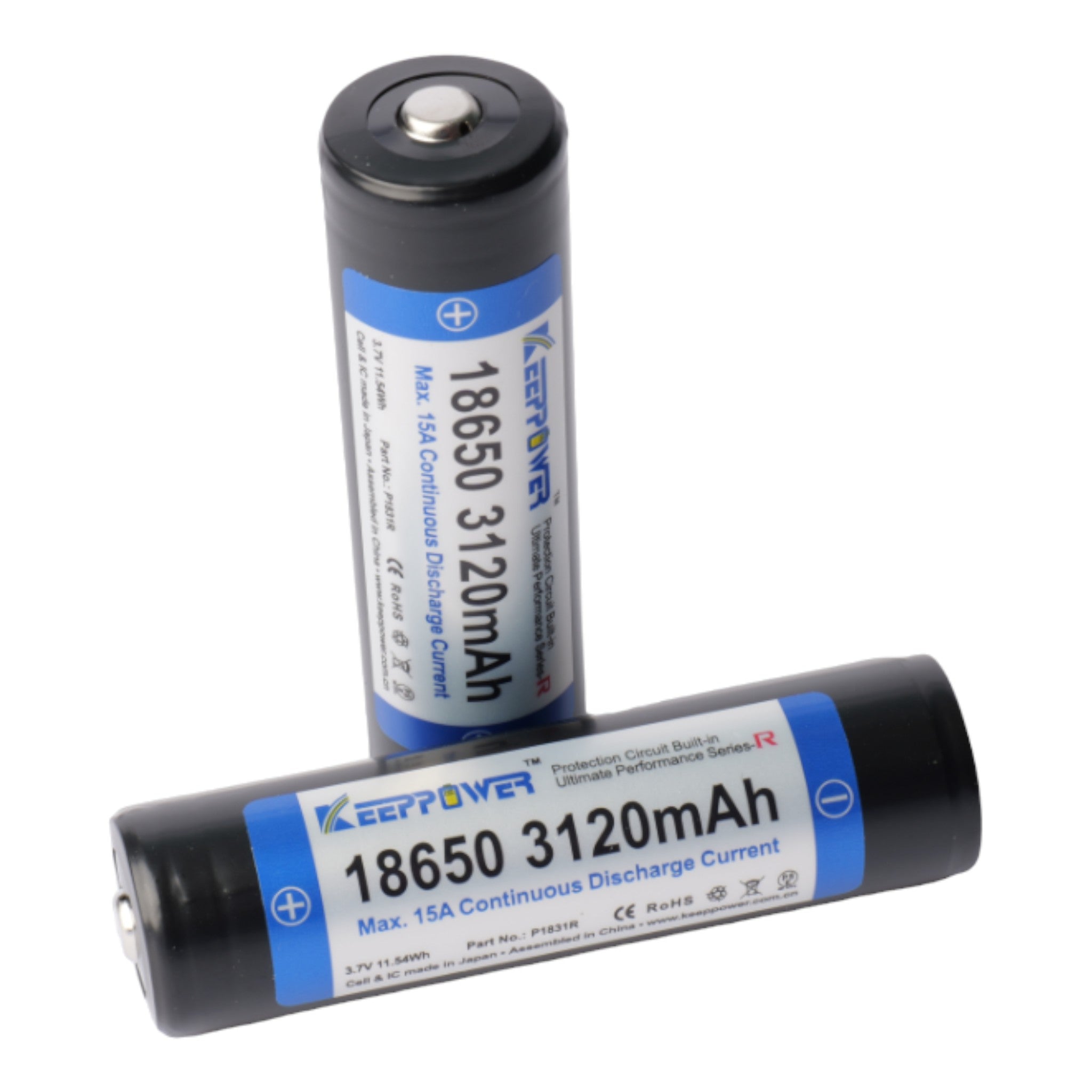 トイガン KEEPPOWER 18650 3120mAh Keeppower 18650 3120Mah 15amp High Drain Battery